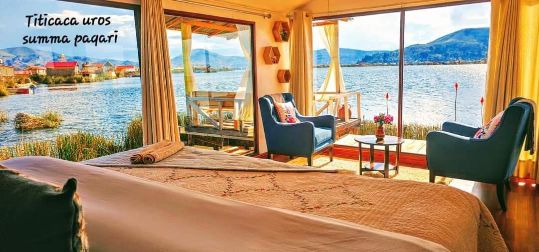 Titicaca Uros Summa Paqari Villa Bagian luar foto